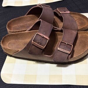 Birkenstock Women's Brown Leather Sandals